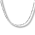 CHOKER TENNIS 2 MM AJUSTABLE PLATA FINA
